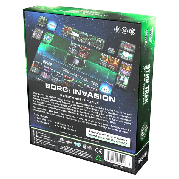 Star Realms Deckbuilding Game : Star Trek - Borg Invasion Expansion